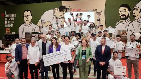 Diez maestros pizzaiolos conquistan el 4º Campeonato de España de Pizzas Gourmet en Salón Gourmets 2025
