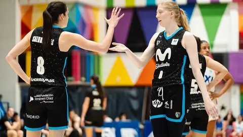 Ángela Salvadores y Frieda Bühner - Movistar Estudiantes (Flickr)