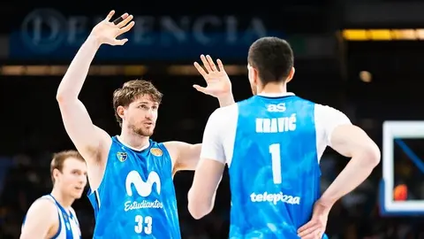 Héctor Alderete y Dejan Kravić - Movistar Estudiantes (Flickr)