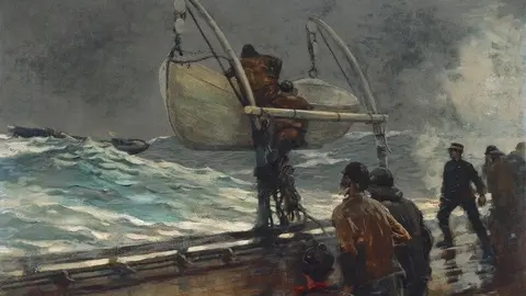 Winslow Homer. La señal de peligro, 1890,1892 y 
1896  - Museo Nacional Thyssen- Bornemisza
