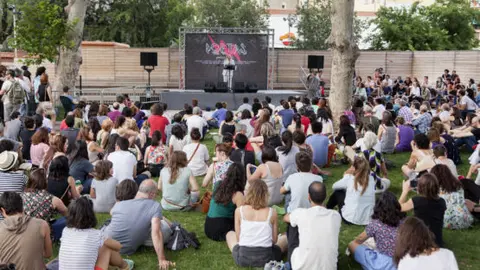 Actividad literaria. Imagen de archivo - Foto Ayuntamiento de Madrid