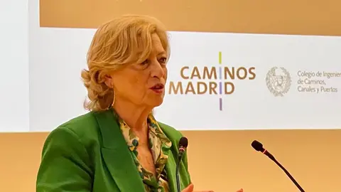 García Romero en el Foro Infraestructuras del Colegio de Ingenieros de Caminos, Canales y Puertos de Madrid