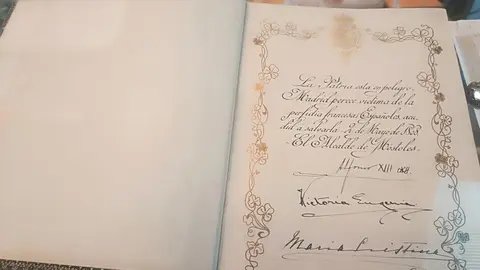 Firma Rey Alfonso XIII, Archivo Municipal - Foto Ayuntamiento de Móstoles