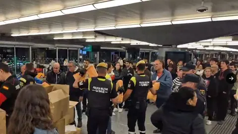 Efectivos de la UME en Atocha - Foto de UME