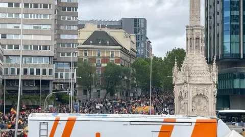 Manifestación Colón 10 de mayo