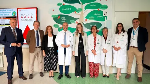 La viceconsejera de Sanidad ha participado en el acto del 25 aniversario del Servicio de Transfusión del Hospital público Niño Jesús - Foto Comunidad de Madrid