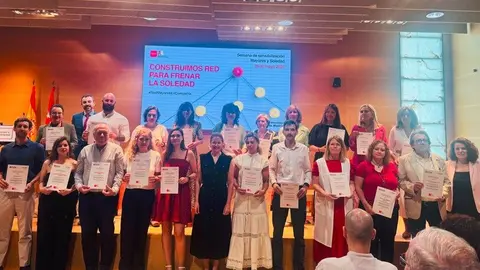 La consejera Dávila, en la clausura de la I Semana de la Sensibilización contra la soledad - Foto Comunidad de Madrid