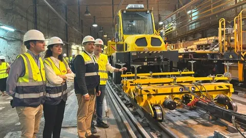 El consejero Rodrigo, en la estación de Arganzuela-Planetario - Foto Comunidad de Madrid