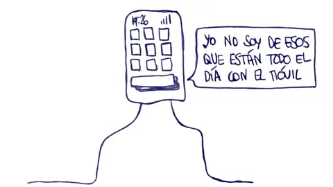 Todo el día con el móvil