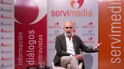 Daniel Sirera, en Servimedia | Foto de Lua Delgado