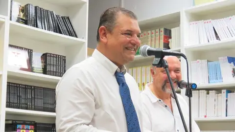 Álex Flórez Sierra con Basilio Rodríguez Cañada - Foto José Belló Aliaga