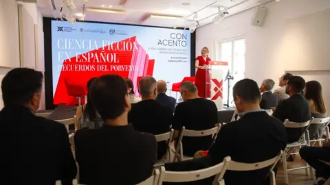 Rivera de la Cruz inaugura 'Con acento. Encuentro de Creadores Hispanoamericanos’ - Foto Ayuntamiento de Madrid