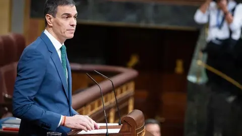 Pedro Sánchez durante una intervención en el Congreso | Foto de Congreso