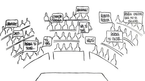 Parlamento - Manuel Franganillo - Viñetas