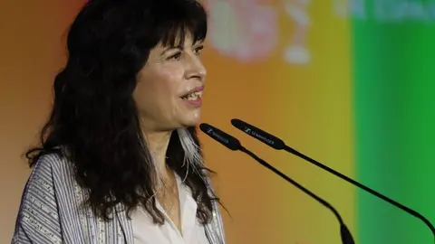 La ministra Ana Redondo durante su intervención en un acto reciente | Foto de Ministerio de Igualdad