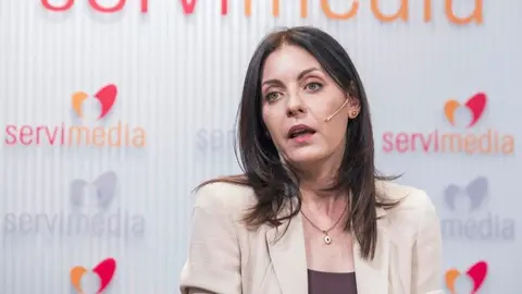 Lola Moreno, en Servimedia - Foto Jorge Villa