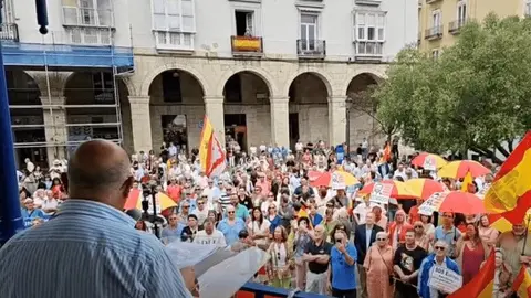Manifestación de la sociedad civil del 27 julio en Santander
