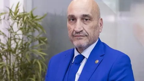 El presidente del Icogam, Fernando Jesús Santiago Ollero - Foto de Jorge Villa