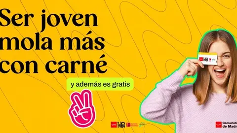 Carnet Joven - Foto Comunidad de Madrid