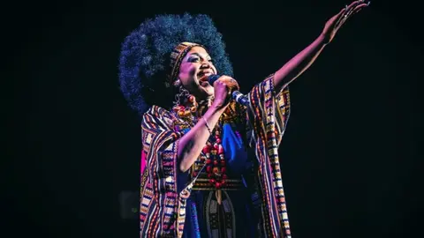 Lucrecia en Celia Vive. Tributo a Celia Cruz - Foto Ayuntamiento de Madrid