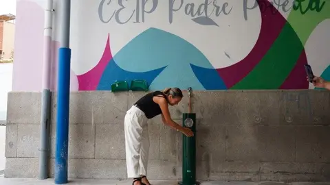 La concejala en su visita al CEIP Padre Poveda - Foto Ayuntamiento de Madrid