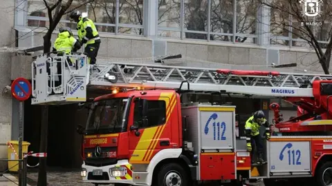 Imagen de archivo de un vehículo del cuerpo de Bomberos de Madrid