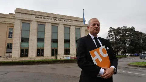 Javier María Pérez-Roldán ante el Consejo de Derechos Humanos de la ONU en Ginebra