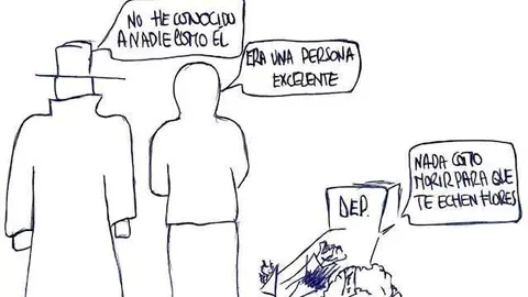 Nada como morir - Las Viñetas de Manuel Franganillo