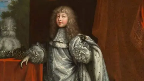 Luis de Francia, el Gran Delfín. Nocret, Jean  Óleo sobre lienzo, 160 x 119,5 cm. Hacia 1668