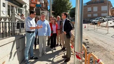 El viceconsejero de Administración Local, durante su visita a Fresnedillas - Foto Comunidad de Madrid