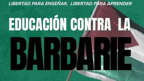 Cartel de la convocatoria de paros - Educación CCOO Madrid