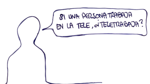 Trabaja en la tele - Las Viñetas de Manuel Franganillo