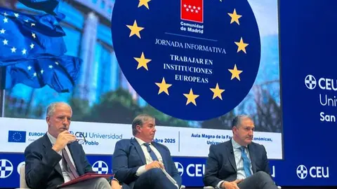 Encuentro organizado por la Dirección General de  Cooperación con el Estado y la UE y la Universidad San Pablo CEU - Foto Comunidad de Madrid