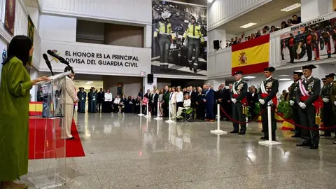 Mercedes González ensalza la labor humanitaria y el compromiso de la Guardia Civil en la celebración de la Patrona de Tráfico