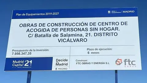 Parcela donde se ubicará el centro | Foto del Ayuntamiento de Madrid