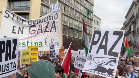 Manifestación palestina