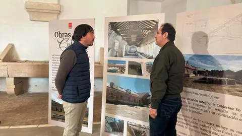 El viceconsejero García, en la construcción durante una de las jornadas de puertas abiertas organizadas por el IMIDRA - Foto Comunidad de Madrid