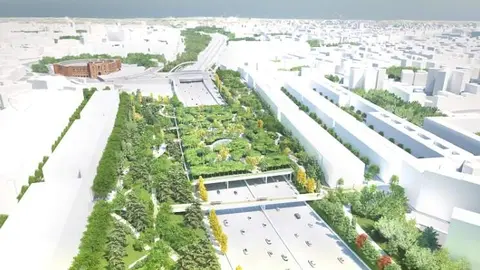 Render del Parque Ventas - Foto Ayuntamiento de Madrid