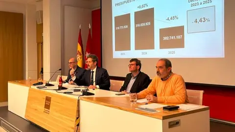 El consejero De Paco Serrano, durante la presentación de la  reordenación estratégica de la oferta de artes escénicas, danza y música - Foto Comunidad de Madrid