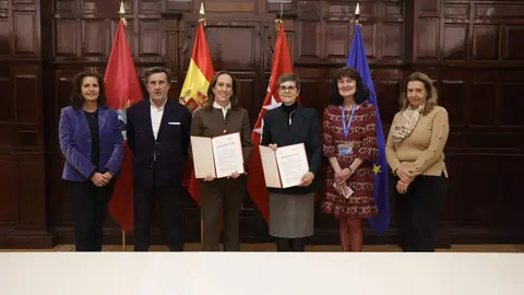 Representantes Ayuntamiento de Madrid y Grupo Europeo de Magistrados por la Mediación de España (GEMME España)