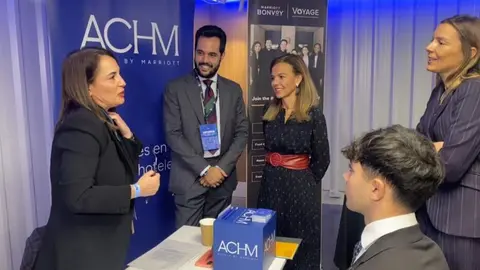 La concejala delegada de Turismo, Almudena Maíllo, en el Foro de Empresas Hoteleras de Vatel España - Foto Ayuntamiento de Madrid