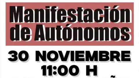 Manifestación autónomos