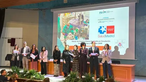 La consejera de Sanidad, en el acto de graduación de un máster universitario de la Universidad Autónoma de Madrid - Foto Comunidad de Madrid