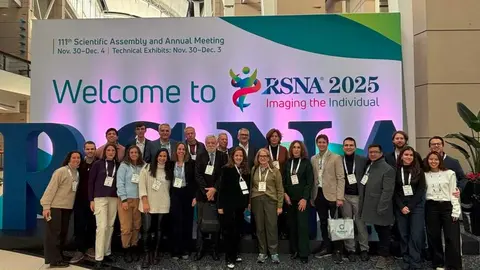 La consejera Matute, durante su visita al Congreso de la RSNA - Foto Comunidad de Madrid