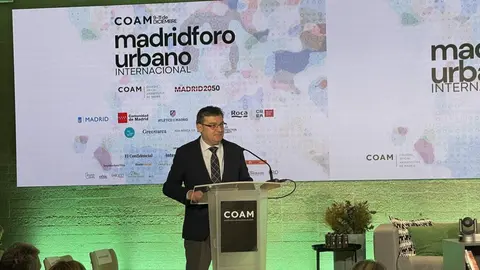 Álvaro González, en la inauguración de Madrid Foro Urbano Internacional - Foto Ayuntamiento de Madrid