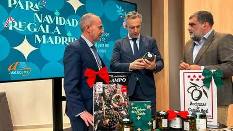 El consejero Novillo, en la presentación de la campaña Para  Navidad, regala Madrid - Foto Comunidad de Madrid