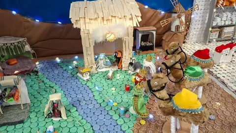 El Hospital Pr&iacute;ncipe de Asturias gana el VIII Concurso de Belenes s