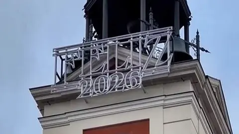 Cartel Feliz 2026 Stranger Things - Foto de X de @hugo_cnm