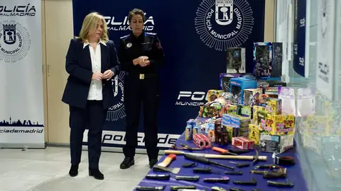 La vicealcaldesa de Madrid y delegada de Seguridad y Emergencias, Inma Sanz, durante el balance del dispositivo de Navidad desarrollado por los servicios municipales de Seguridad y Emergencias