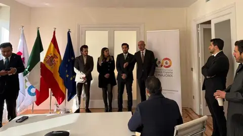 Acto de inauguraci&oacute;n de la oficina de CONAJO MX en Madrid, celebrado en el marco de FITUR
